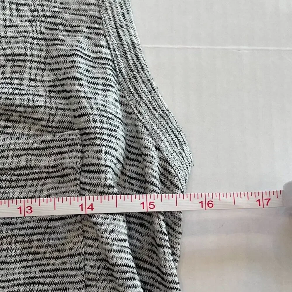 J. Crew Sleeveless Gray T-Shirt Dress / Beach Cover-Up, Minimalist, Size S